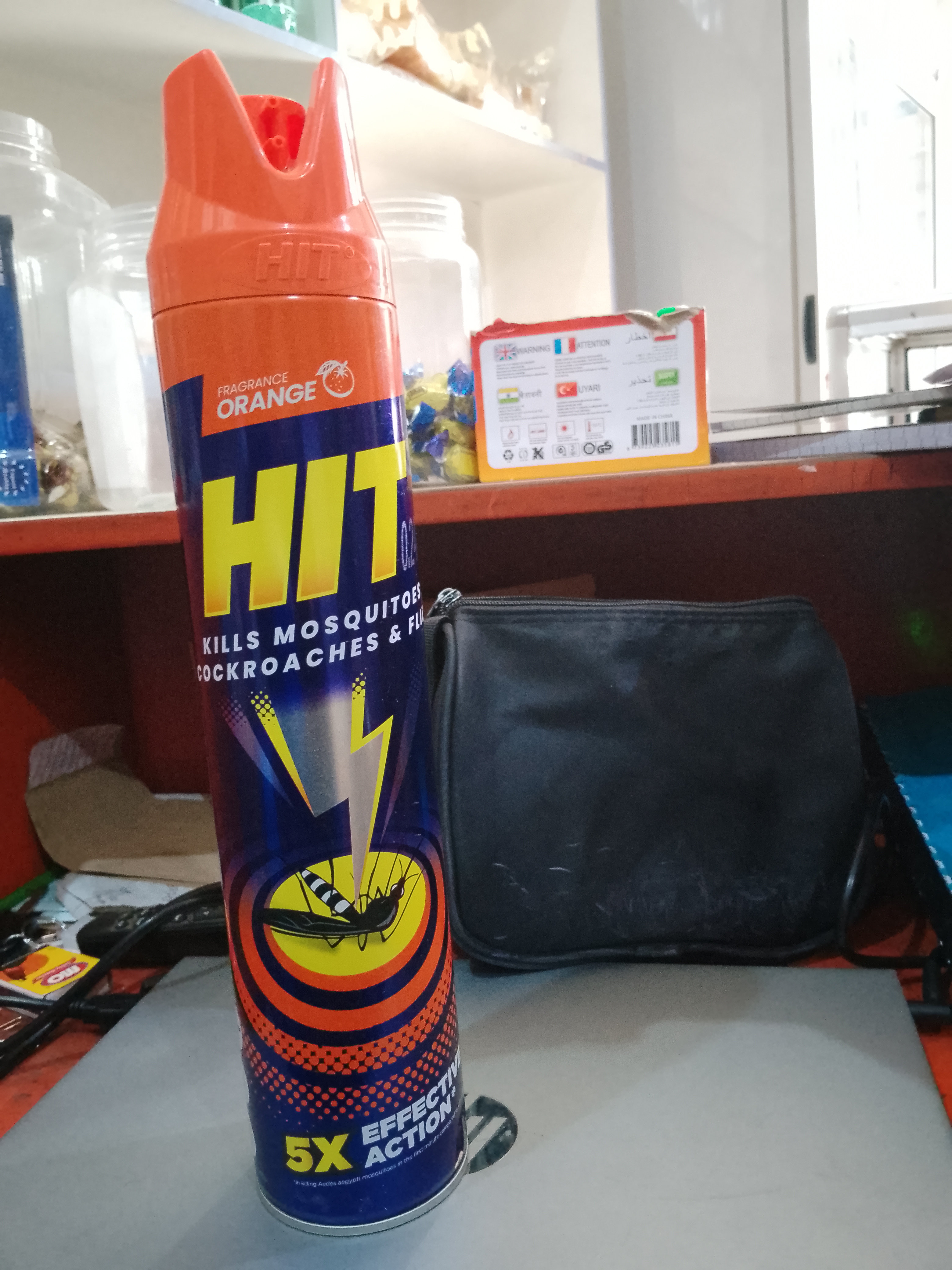 Dawa ya Mbu-HIT Kubwa 600ML Orange